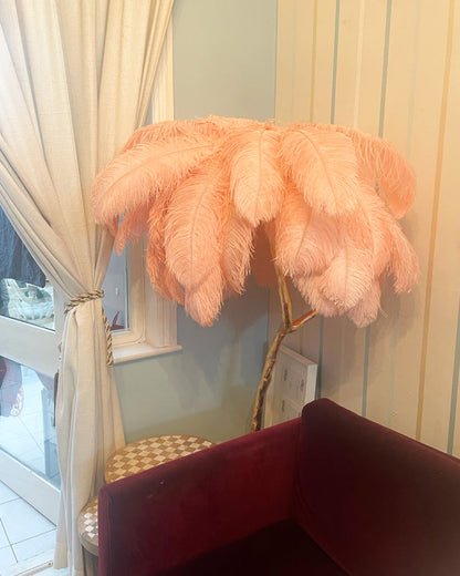 Diff Feather Palm Tree Floor Lamp-DF7000