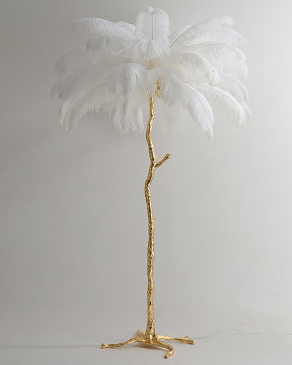Diff Feather Palm Tree Floor Lamp-DF7000