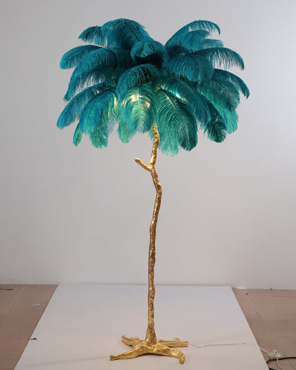 Diff Feather Palm Tree Floor Lamp-DF7000