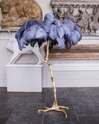 Diff Feather Palm Tree Floor Lamp-DF7000