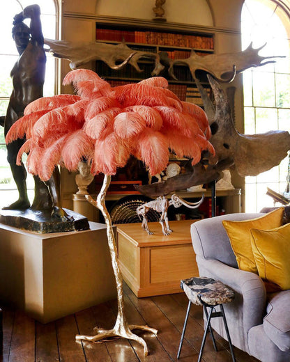 Diff Feather Palm Tree Floor Lamp-DF7000