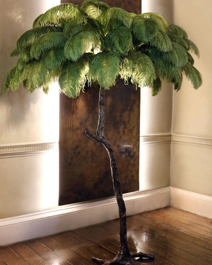 Diff Feather Palm Tree Floor Lamp-DF7000