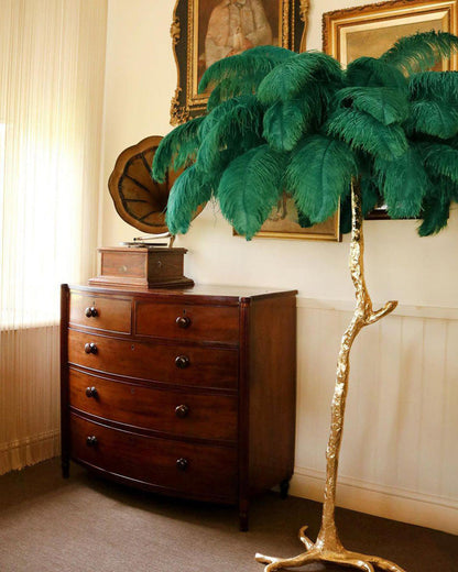 Diff Feather Palm Tree Floor Lamp-DF7000