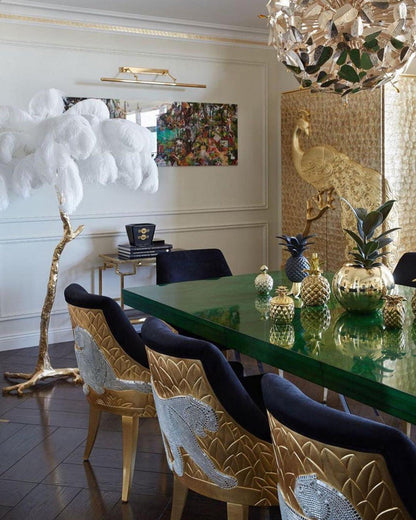 Diff Feather Palm Tree Floor Lamp-DF7000