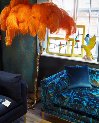 Diff Feather Palm Tree Floor Lamp-DF7000