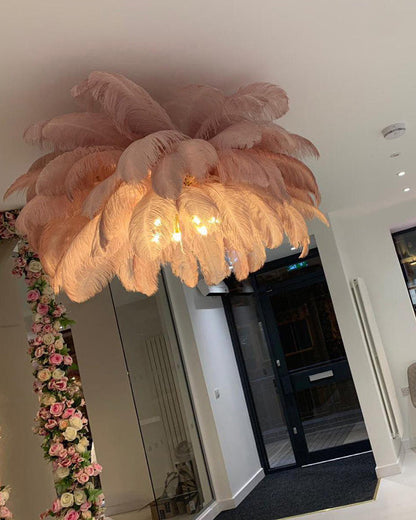 Diff Feather Palm Tree Floor Lamp-DF7000