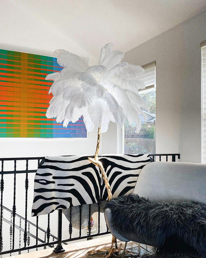 Diff Feather Palm Tree Floor Lamp-DF7000