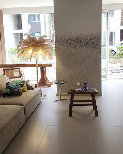 Diff Feather Palm Tree Floor Lamp-DF7000