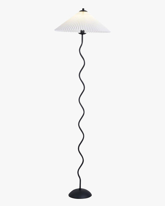 Diff Pleated Squiggle Floor Lamp-DF7011