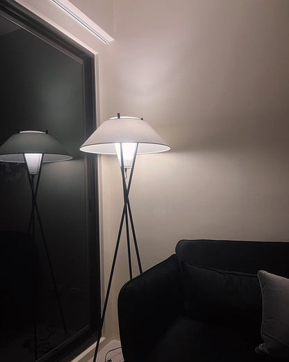 Diff Japandi Cone Tripod Floor Lamp-DF7019