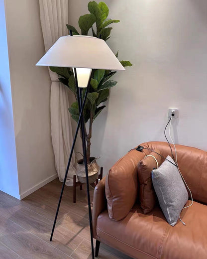 Diff Japandi Cone Tripod Floor Lamp-DF7019