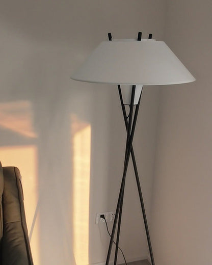 Diff Japandi Cone Tripod Floor Lamp-DF7019