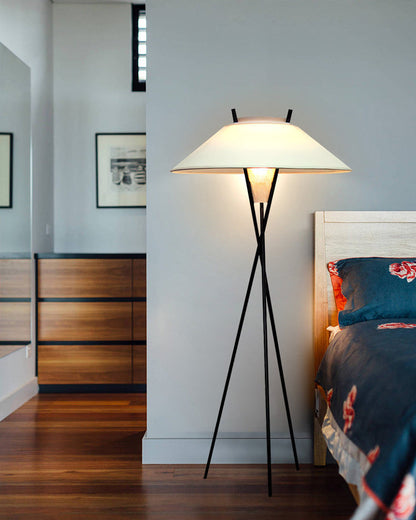 Diff Japandi Cone Tripod Floor Lamp-DF7019