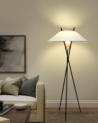 Diff Japandi Cone Tripod Floor Lamp-DF7019