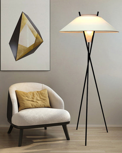 Diff Japandi Cone Tripod Floor Lamp-DF7019