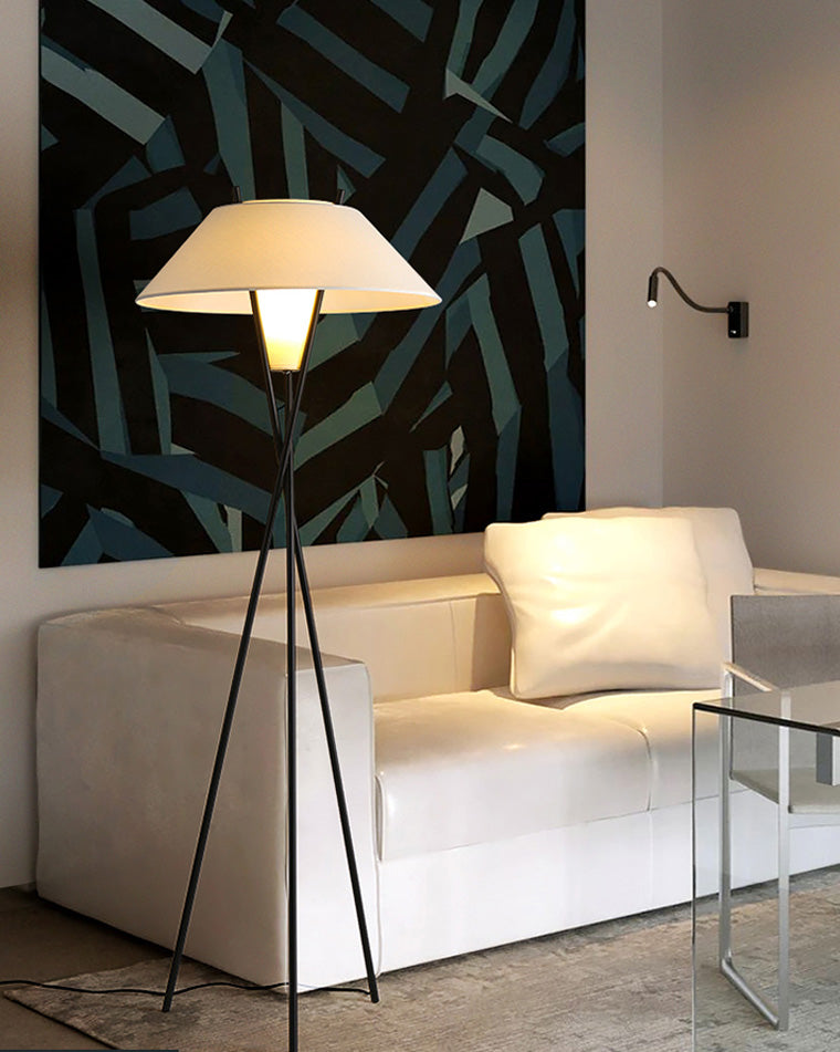 Diff Japandi Cone Tripod Floor Lamp-DF7019
