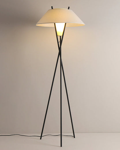 Diff Japandi Cone Tripod Floor Lamp-DF7019