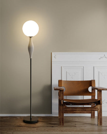 Diff Glass Globe Floor Lamp-DF7024