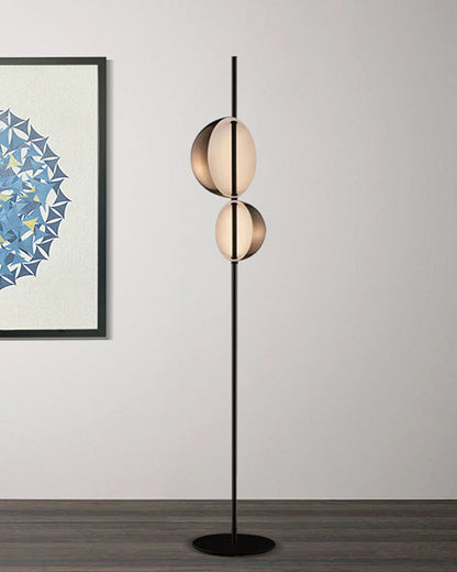 Diff 2-bulb Semi-Globe Floor Lamp-DF7026