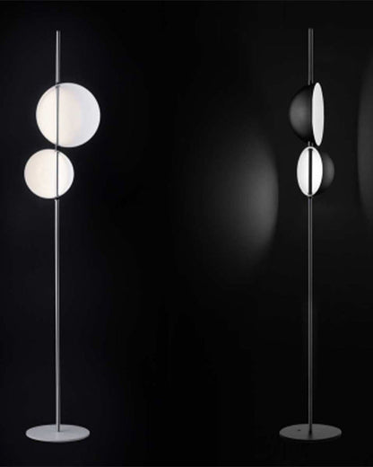 Diff 2-bulb Semi-Globe Floor Lamp-DF7026