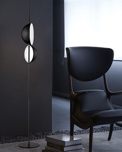 Diff 2-bulb Semi-Globe Floor Lamp-DF7026