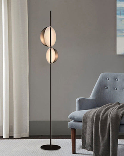 Diff 2-bulb Semi-Globe Floor Lamp-DF7026