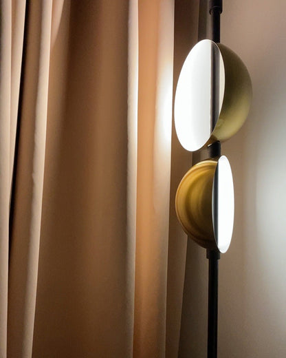 Diff 2-bulb Semi-Globe Floor Lamp-DF7026