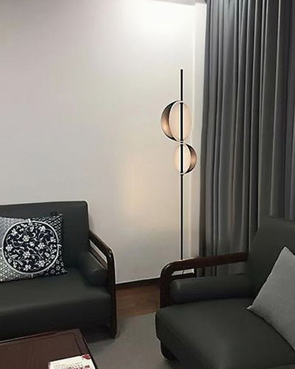Diff 2-bulb Semi-Globe Floor Lamp-DF7026