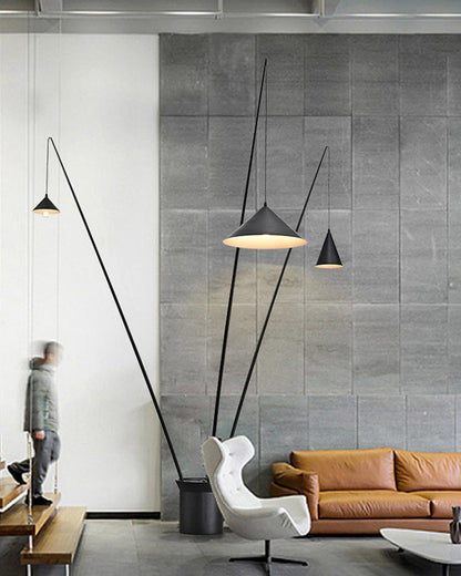 Diff 3-light Overhanging Floor Lamp-DF7031