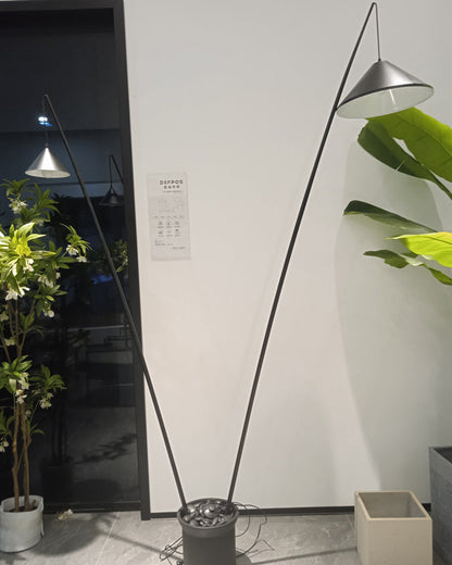 Diff 3-light Overhanging Floor Lamp-DF7031
