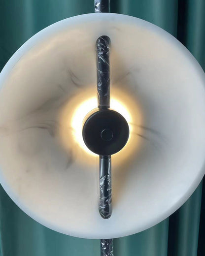 Diff 2-bulb Marble Floor Lamp-DF7032
