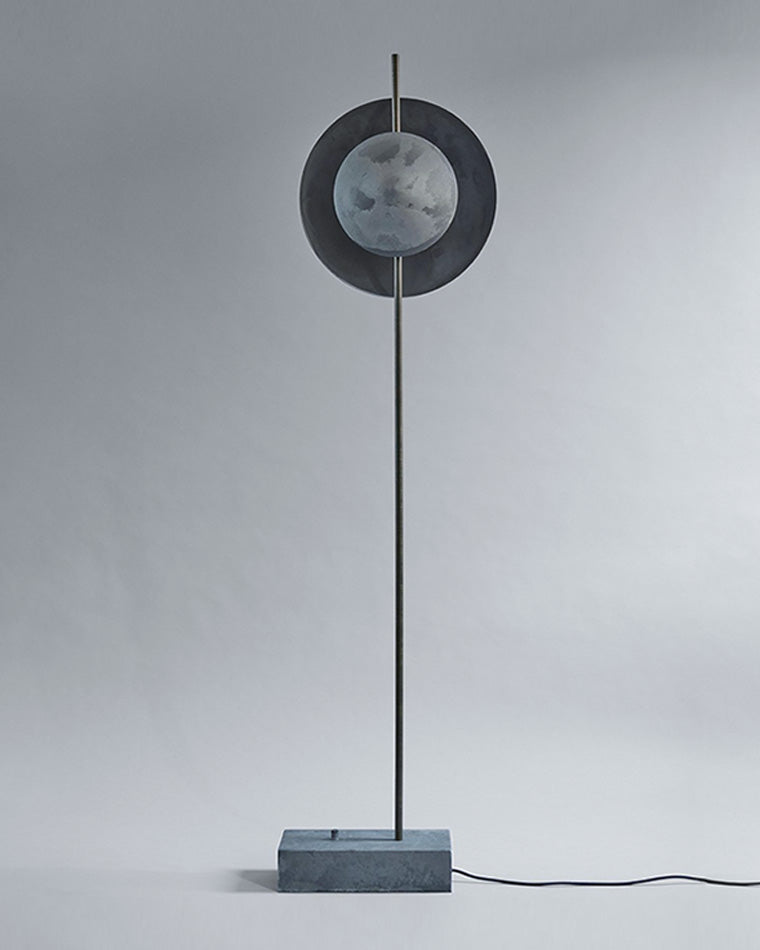 Diff Solar Eclipse Round Floor Lamps-DF7040