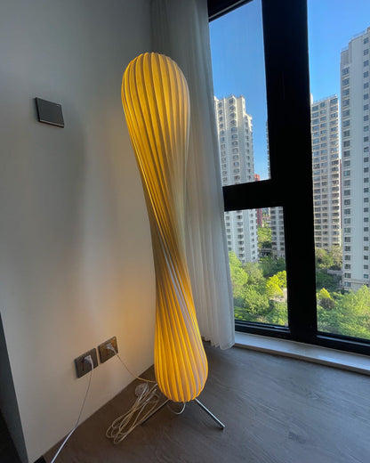Diff Twisted Tower Wood Floor Lamp-DF7044