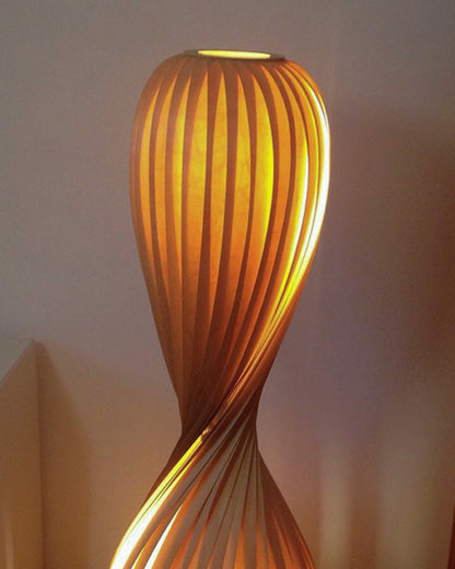 Diff Twisted Tower Wood Floor Lamp-DF7044