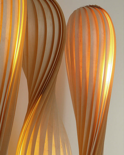 Diff Twisted Tower Wood Floor Lamp-DF7044