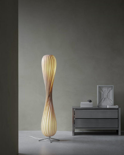 Diff Twisted Tower Wood Floor Lamp-DF7044