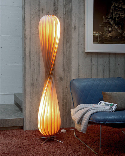 Diff Twisted Tower Wood Floor Lamp-DF7044