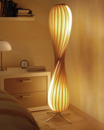Diff Twisted Tower Wood Floor Lamp-DF7044