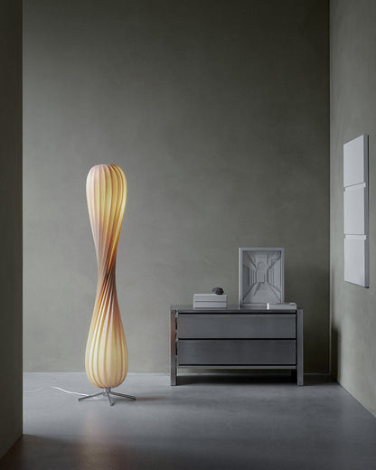 Diff Twisted Tower Wood Floor Lamp-DF7044