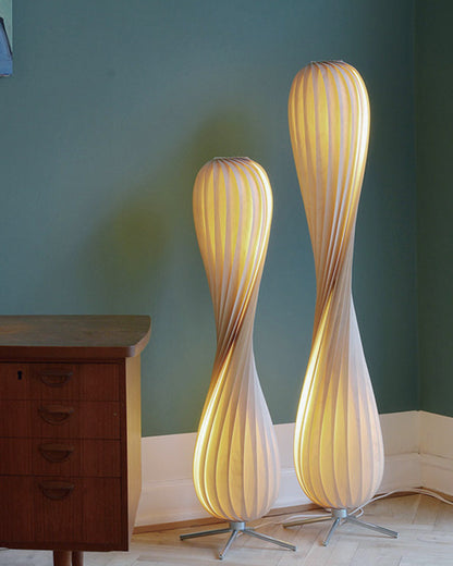 Diff Twisted Tower Wood Floor Lamp-DF7044