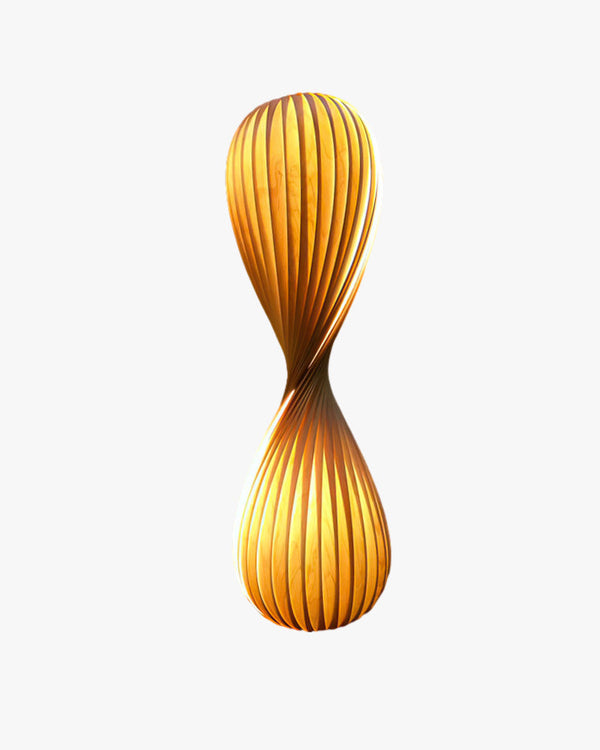 Diff Twisted Tower Wood Floor Lamp-DF7044