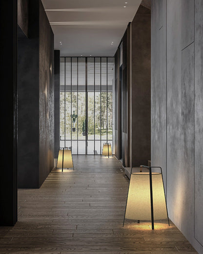 Diff Designer Short Lantern Floor Lamp-DF7047
