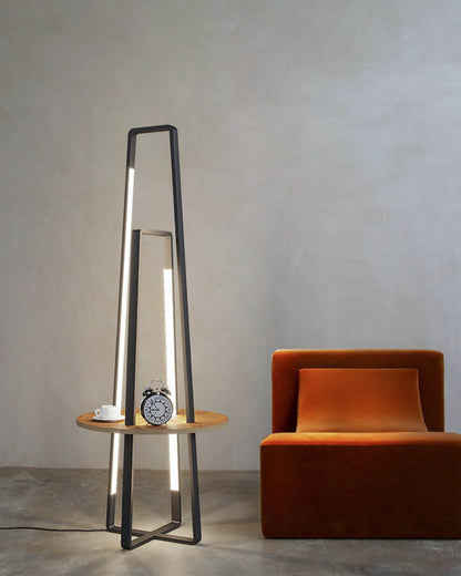 Diff Tower Floor Lamp with Shelf-DF7048