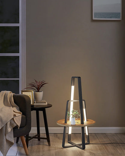 Diff Tower Floor Lamp with Shelf-DF7048