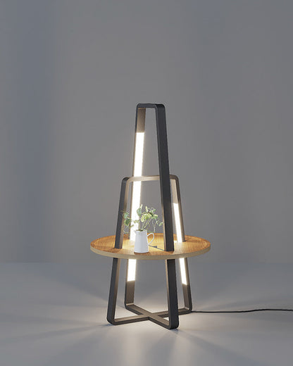 Diff Tower Floor Lamp with Shelf-DF7048