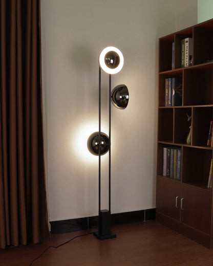 Diff 3-light Eclipse Floor Lamp-DF7050