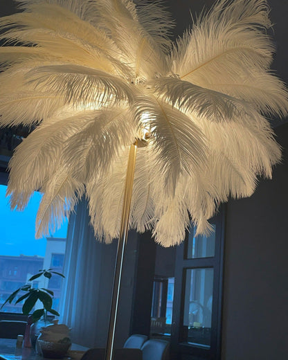 Diff Feather Palm Tree Floor Lamp with Tray-DF7052