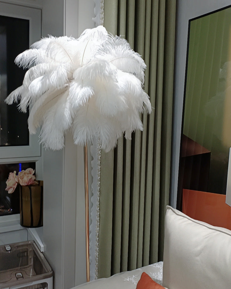 Diff Feather Palm Tree Floor Lamp with Tray-DF7052