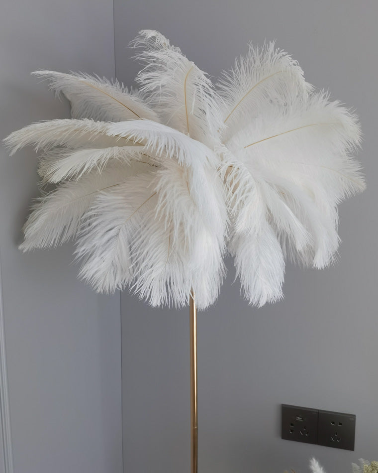 Diff Feather Palm Tree Floor Lamp with Tray-DF7052