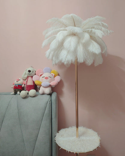 Diff Feather Palm Tree Floor Lamp with Tray-DF7052